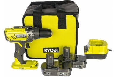 Аккумуляторная ударная дрель-шуруповерт Ryobi ONE+ R18PD3-220S (5133003342)